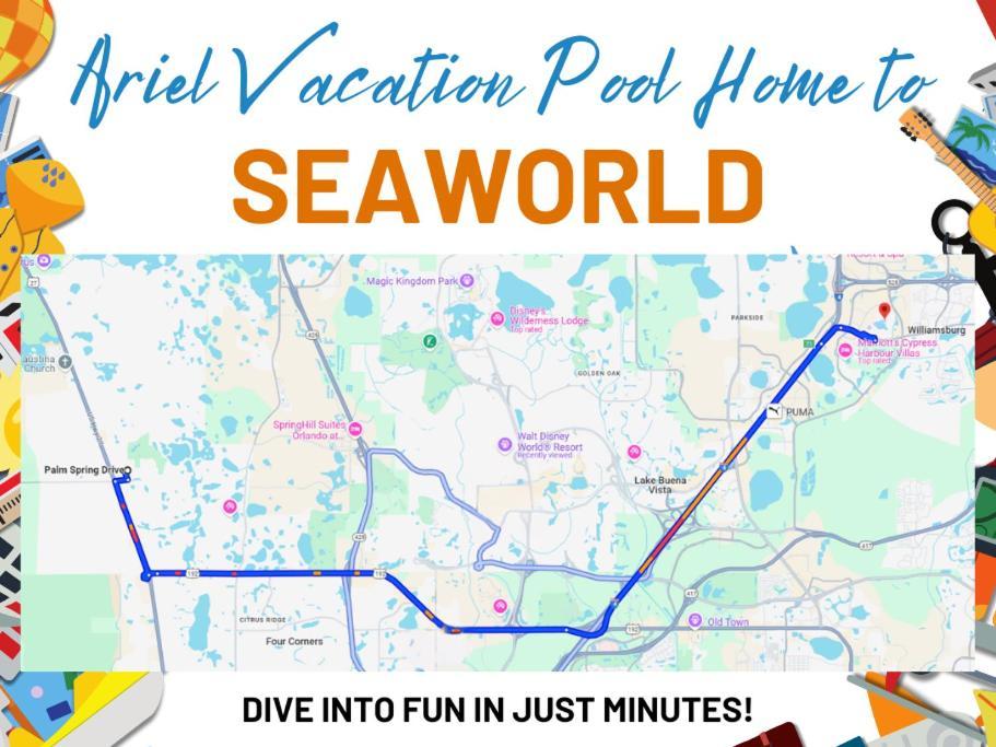 אורלנדו Ariel Private Pool Home Wspa מראה חיצוני תמונה