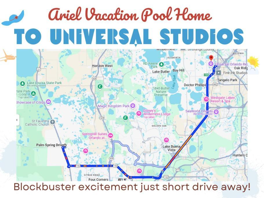 אורלנדו Ariel Private Pool Home Wspa מראה חיצוני תמונה